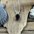 Garnet Sterling Silver Necklace Jewelry
