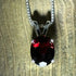 Garnet Sterling Silver Necklace Jewelry