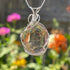 Strawberry Rutile Quartz Wire Wrapped Necklace Jewelry