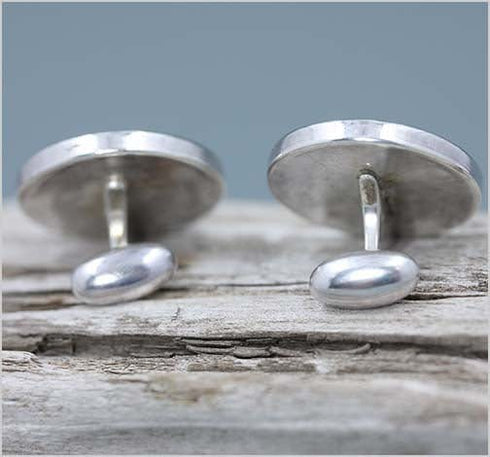 Metropolitan Transit Authority Boston, MA Token Sterling Silver Cuff links Men