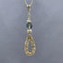 14K Coated Druzy Drop Necklace Necklaces