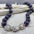Amethyst and Silver Nugget Necklace Necklaces
