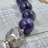 Amethyst and Silver Nugget Necklace Necklaces
