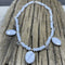 Blue Lace Agate Drop Necklace Necklaces
