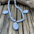 Blue Lace Agate Drop Necklace Necklaces