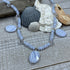 Blue Lace Agate Drop Necklace Necklaces