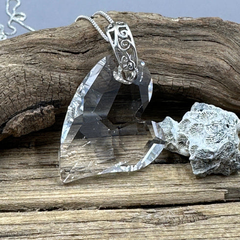 Crystal Heart Necklace Necklaces