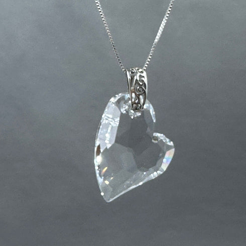Crystal Heart Necklace Necklaces