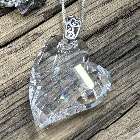Crystal Heart Necklace Necklaces