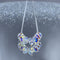 Delicate Aurora Borealis Crystal Necklace Necklaces