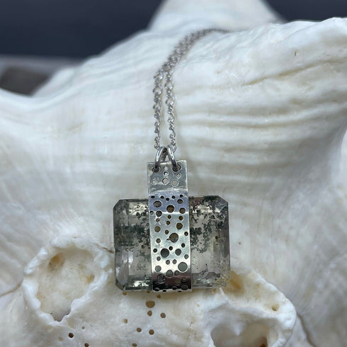 Dendritic Quartz Pendant Necklaces