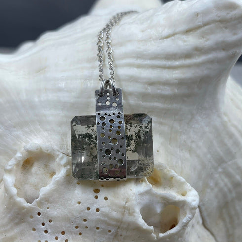 Dendritic Quartz Pendant Necklaces