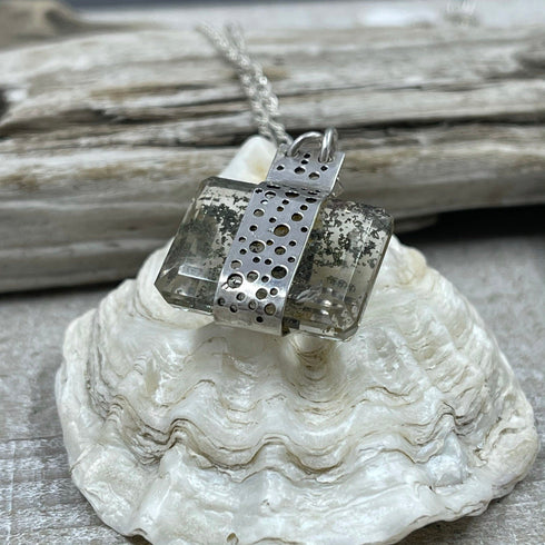 Dendritic Quartz Pendant Necklaces