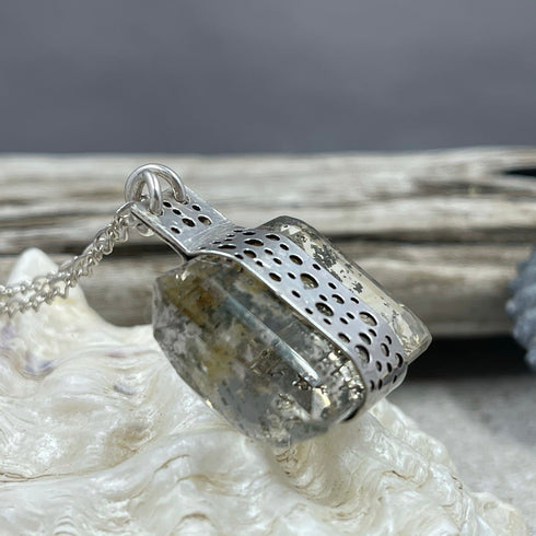 Dendritic Quartz Pendant Necklaces