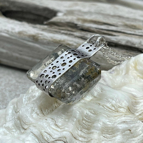 Dendritic Quartz Pendant Necklaces