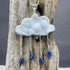 Druzy White Cloud with Sapphire Raindrops Necklace Necklaces