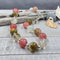 Fire Cherry Quartz and Sterling Silver Necklace Necklaces