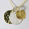 Gold and Silver Circle Necklace Necklaces