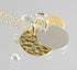 Gold and Silver Circle Necklace Necklaces