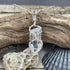 Natural Quartz Point Wire Wrapped Pendant Necklaces