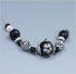 Onyx and Black Glass Lampwork Bead Necklace Necklaces
