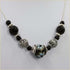 Onyx and Black Glass Lampwork Bead Necklace Necklaces