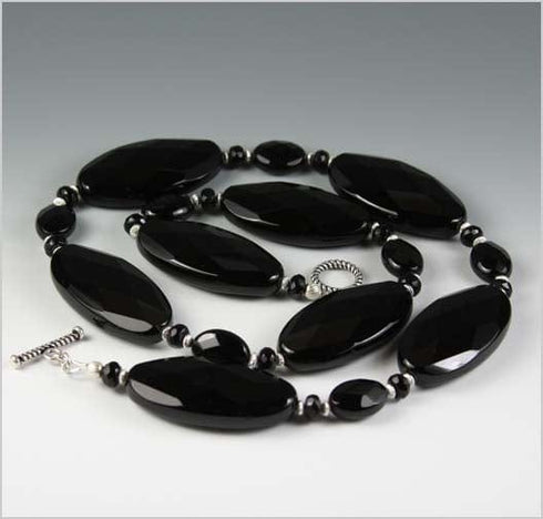Onyx Nugget Necklace Necklaces