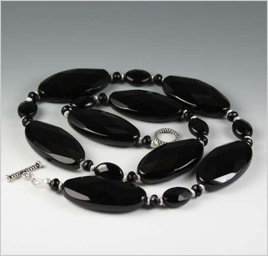 Onyx Nugget Necklace Necklaces