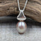 Pink Pearl Waterdrop Necklace Necklaces