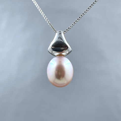 Pink Pearl Waterdrop Necklace Necklaces
