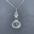Quartz Crystal Scallop Shell Necklace Necklaces