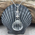 Quartz Crystal Scallop Shell Necklace Necklaces