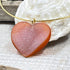 Sparkling Druzy Heart on 925 Gold Plated Cable Chain Necklaces