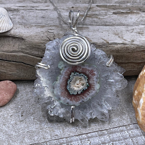 Stalactite Wire Wrapped Necklace Necklaces