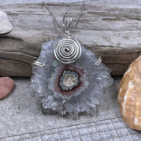 Stalactite Wire Wrapped Necklace Necklaces