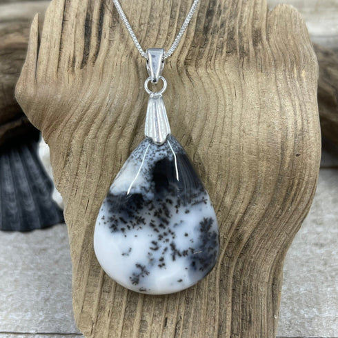 Dendritic Opal Necklace Pendant