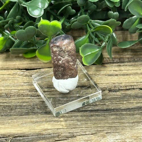 Raw Corundum Star Ruby Crystal specimen