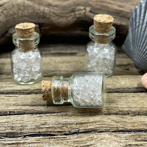 Single Mini Herkimer Diamond Bottle specimen