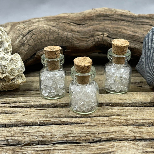 Single Mini Herkimer Diamond Bottle specimen